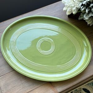 Lime green serving platter
